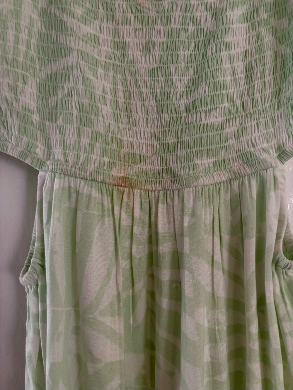 Roxy Women’s Light Green Tropical Print Maxi Dress - Picture 5 of 10